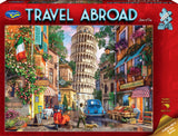 Travel Abroad: Streets of Pisa (1000pc Jigsaw) Board Game