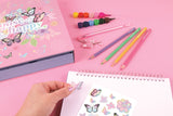 3C4G: Butterfly Sketchbook & Drawing Set - Choose Happy