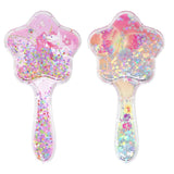 Pink Poppy: Star Glitter Hair Brush - (Assorted Designs)