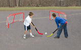 Twin Hockey Goal Set (2 Goals + 2 Nets + 2 Hockey Sticks + 2 Hockey Balls)