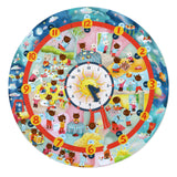 eeBoo: Around the Clock - Giant Puzzle (25pc Jigsaw)