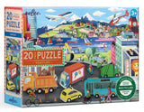 eeBoo: Vehicles (20pc Jigsaw) Board Game