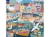 eeBoo: Seaside Harbour (1000pc Jigsaw) Board Game