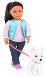 Our Generation: 18" Professional Dog Trainer Doll - Cassie w/Pet