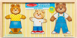 Melissa & Doug: Bear Family Dress-Up - Wooden Puzzle