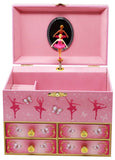 Pink Poppy - Ballet Musical Jewellery Box (Medium)