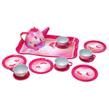 Pink Poppy: Unicorn Butterfly - Tin Tea Set (14 Piece)
