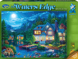 The Water's Edge: Night at the Lake House (1000pc Jigsaw)