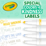 Crayola: Colors of Kindness Fineline Washable Markers (Pack of 10)