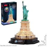Cubic Fun: 3D Puzzle Statute of Liberty - Night Edition Board Game