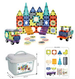 Magic Magnetic Paradise - Color Window Magnetic Building Blocks - 71PCS