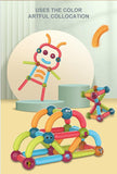Magic Magnet Park - Puzzle Magnetic Stick Building Blocks - 128PCS