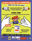 Giants Moving Tiny Furniture (By Exploding Kittens) Board Game