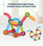 Magic Magnet Park - Puzzle Magnetic Stick & Ball Building Blocks - 76PCS