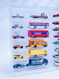 BrickFans Premium 1:64 Diecast Cars Display Case for 38 Cars & 6 Haulers