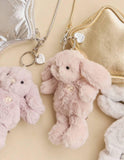 Snuggle Bunnies: Penelope the Bunny Key Charm - Blush 15cm Plush Toy