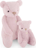 Snuggle Bunnies: George the Bear - Powder Pink 20cm Plush Toy