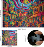 Trippy Puzzles: Parisian Prism Puzzle (1000pc Jigsaw) Board Game