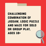 Chronicle Books: Murdle in the Mystery Mansion Puzzle (500pc Jigsaw) Board Game