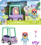 Bluey: Chat Mates Figure & Vehicle - Grannies Car With Janet