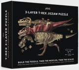 Pikkii: 3-Layer Jigsaw Puzzles - T-Rex