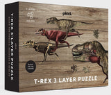 Pikkii: 3-Layer Jigsaw Puzzles - T-Rex