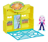 Marvel's Spidey: Ghost Spider & Supermarket - City Block Playset