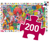 Djeco: Rio Carnaval Puzzle + Booklet - 200pc Board Game