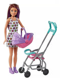 Barbie: Babysitters Inc. - Doll & Playset (Brunette/Straight)