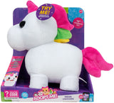 Adopt Me! Mega-Neon Unicorn - 12" Light-Up Plush Toy