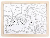 Hape: 24-Piece Double-Sided Puzzle - Dinosaurs