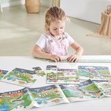 Hape: 4-in-1 Puzzle & Storytelling Set - Rescue Vehicle