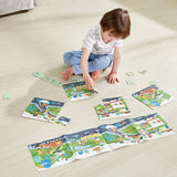 Hape: 4-in-1 Puzzle & Storytelling Set - Rescue Vehicle