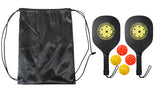 Pickle Ball Set with 2 Wood Rackets + 4 Balls