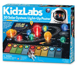 4M: KidzLabs - 3D Solar System Light-Up Poster
