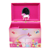 Pink Poppy: Unicorn Butterfly - Musical Jewellery Box (Medium)