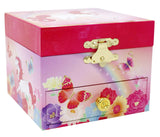 Pink Poppy: Unicorn Butterfly - Musical Jewellery Box (Small)