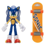 Sonic the Hedgehog: 4" Articulated Figure - Sonic (with Skateboard)