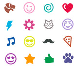 Crayola: PipSqueak Emoji Markers (Pack of 16)