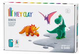 Hey Clay: Dinos - Pterodactylus, Triceratops, Tyrannosaurus (6pc)