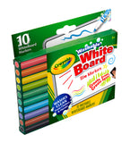 Crayola: Washable Dry Erase Slim Markers (10 Pack)