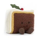 Jellycat: Amuseable Slice of Christmas Cake - Plush Toy