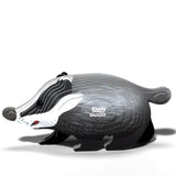 Eugy: Badger - 3D Cardboard Model