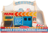 Melissa & Doug: Service Station Parking Garage - Wooden Playset