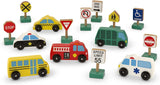Melissa & Doug: Wooden Vehicles & Traffic Signs
