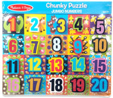 Melissa & Doug: Jumbo Chunky Puzzle - Numbers