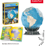 Cubic Fun: 3D National Geographic - Scratch Globe