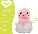 Adora: Snuggle & Glow Reversable Pal - Dino - (15cm) Plush Toy