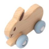 Splosh: Baby Blue Bunny Beechwood & Silicone Toy