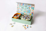 Journey Of Something: Family Puzzle - Big Country, Small City (900pc & 100pc Jigsaws) Board Game